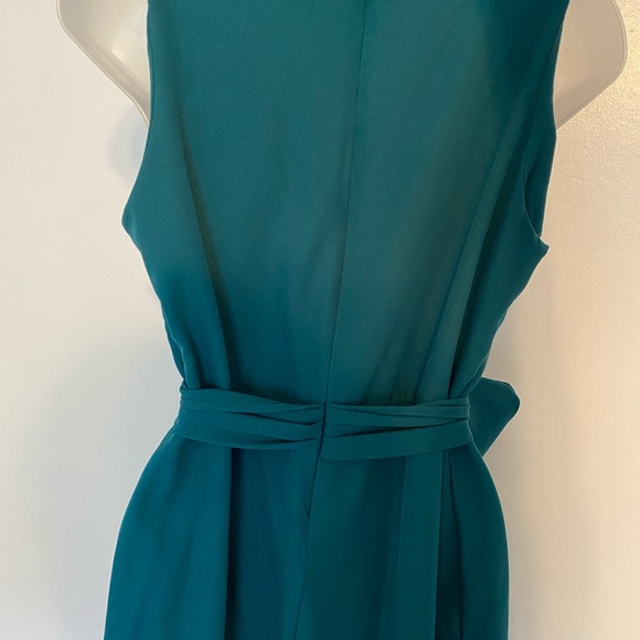 Gorgeous Teal Sleeveless Dress - Picture 3 of 8
